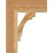 Ekena Millwork Merced Block Rough Sawn Bracket, Western Red Cedar, 4"W x 14"D x 18"H BKT04X14X18MRC05RWR - alternate 4